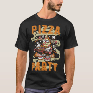 Cooles Pizza-Party T-Shirt