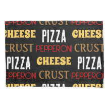 Cooles Pizza Pepperoni-Käsekrste-Textmuster