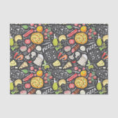 cooles Pizzagekacheltes Party Seidenpapier (Vorderseite)