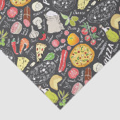 cooles Pizzagekacheltes Party Seidenpapier (Ausschnitt)