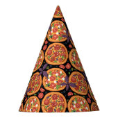 cooles Pizzas-Party  Partyhütchen (Vorderseite)