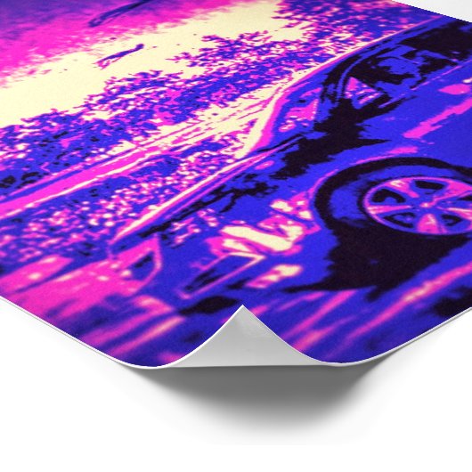 Cooles Pkw-Poster Poster (Ecke)