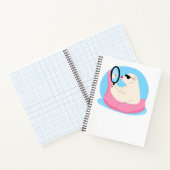 Cooles Polar Bear Summer Notebook Notizblock (Innenseite)