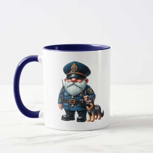 Cooles Polizeigenom Tasse (Links)