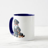Cooles Polizeigenom Tasse (Vorderseite Links)
