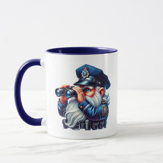 Cooles Polizeigenom Tasse (Links)