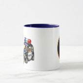 Cooles Polizeigenom Tasse (Zentrum)