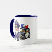 Cooles Polizeigenom Tasse (Vorderseite Links)