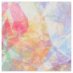 Cooles Polygonmosaikmuster aus Funky Retro Stoff