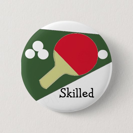 Cooles Pong-Design Button (Vorderseite)
