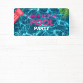 Cooles Pool-Party | Einladung zum Geburtstag Banner (InSitu)