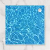 Cooles Pool-Party | Geburtstag Schwimmen Vielen Da Geschenkanhänger (Rückseite)