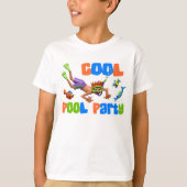 Cooles Pool-Party T-Shirt (Vorderseite)