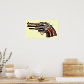 Cooles Poster für Schusswaffen (Küche)