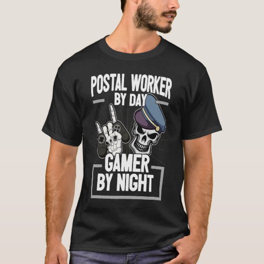 Cooles Postman Sprichwort Postman I Gaming Console T-Shirt (Vorderseite)