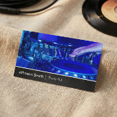 Cooles Premiummetall - Turntable Scratching Music  Visitenkarte