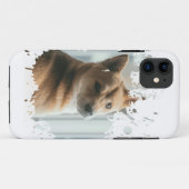 Cooles Puppy-Design Case-Mate iPhone Hülle (Rückseite (Horizontal))