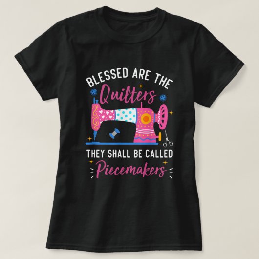 Cooles Quilting Design für Frauen Großmutter Quilt T-Shirt (Design vorne)
