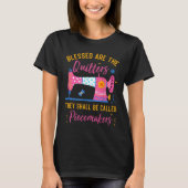 Cooles Quilting Design für Frauen Großmutter Quilt T-Shirt (Vorderseite)