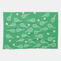 Cooles Racing Racquets Muster Grün