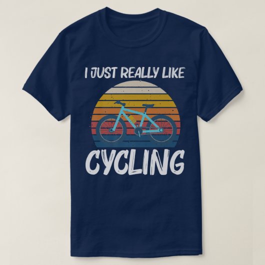 Cooles Raddesign für Damen und Herren - Fahrrad C T-Shirt (Design vorne)