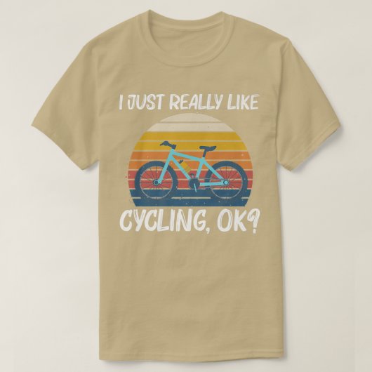 Cooles Raddesign für Damen und Herren - Fahrrad C T-Shirt (Design vorne)