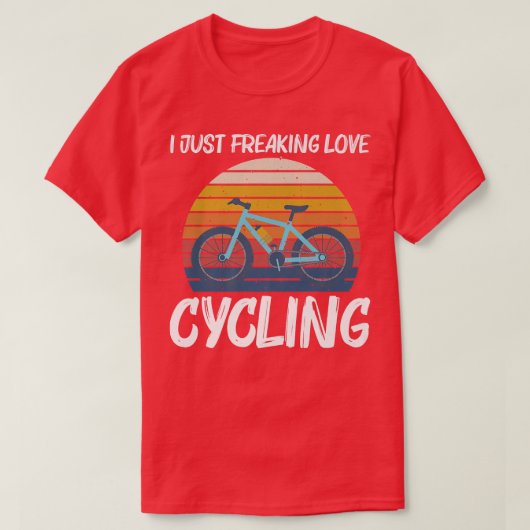 Cooles Raddesign für Damen und Herren - Fahrrad C T-Shirt (Design vorne)