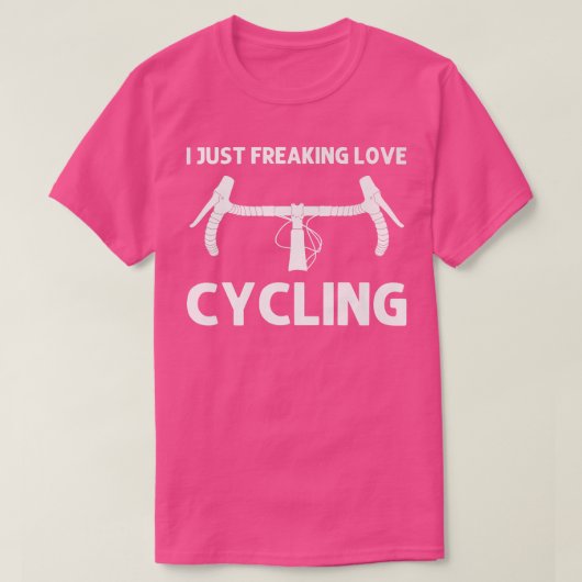 Cooles Radfahren für Damen Radfahrerinnen Fahrradf T-Shirt (Design vorne)
