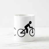 Cooles Radfahren Kaffeetasse (Mittel)