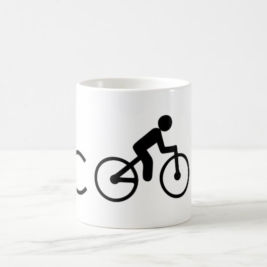 Cooles Radfahren Kaffeetasse (Mittel)