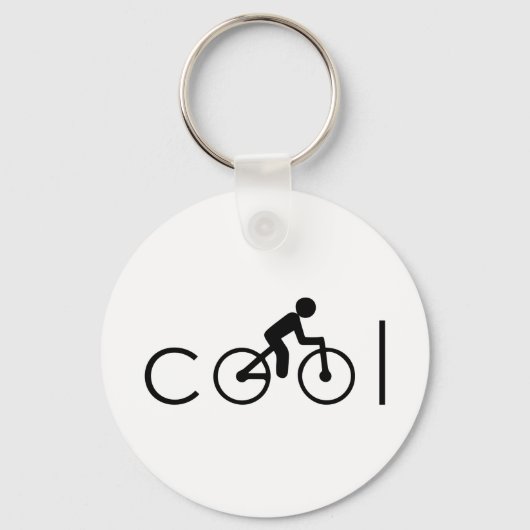 Cooles Radfahren Schlüsselanhänger (Vorderseite)