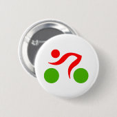Cooles Radzeichen Button (Vorne & Hinten)