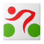 Cooles Radzeichen Fliese (Vorderseite)