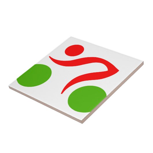 Cooles Radzeichen Fliese (Seite)