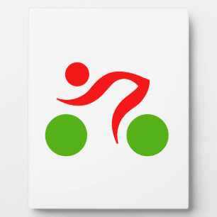 Cooles Radzeichen Fotoplatte