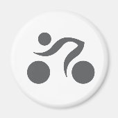 Cooles Radzeichen Magnet (Vorne)