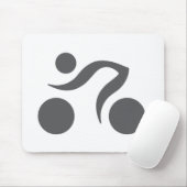 Cooles Radzeichen Mousepad (Mit Mouse)