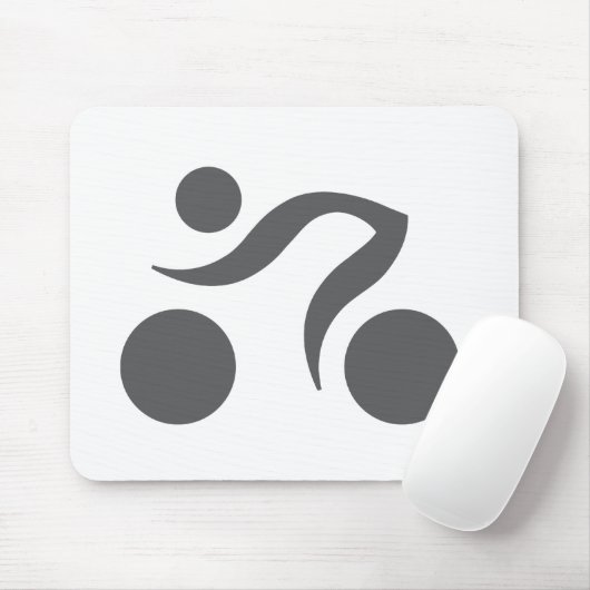 Cooles Radzeichen Mousepad (Mit Mouse)