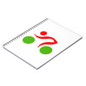 Cooles Radzeichen Notizblock (Linke Seite)