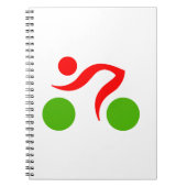 Cooles Radzeichen Notizblock (Vorderseite)