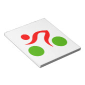 Cooles Radzeichen Notizblock (angewinkelt)