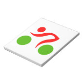 Cooles Radzeichen Notizblock (Rotiert)