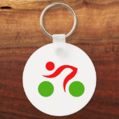 Cooles Radzeichen Schlüsselanhänger (Vorderseite)