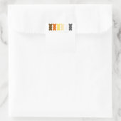 Cooles Rainbow Gay Bear T-Shirt Funny 2019 Mens Ga Quadratischer Aufkleber (Tasche)