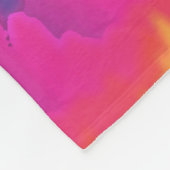 Cooles Rainbow-Gefärbte Krawatte-Muster Fleecedecke (Ecke)