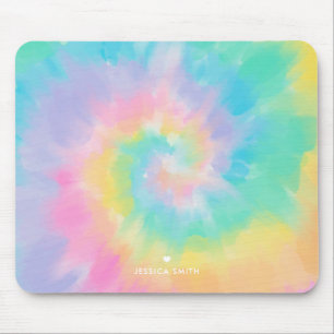 Cooles Regenbogen-Gefärbte Krawatte Muster Persona Mousepad