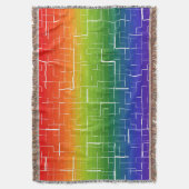 Cooles Regenbogenmuster Decke (Vorderseite Vertikal)