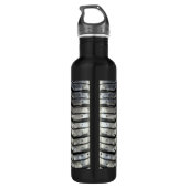 Cooles Reifenkautschuk - Dekor für Automobiltextur Edelstahlflasche (Rückseite)