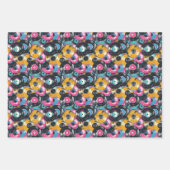 Cooles Rekordmuster Geschenkpapier Set (Vorderseite)