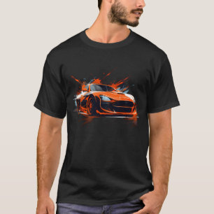 Cooles Rennwagen-Rennfahrer Sportliebhaber Superca T-Shirt